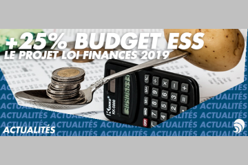 Projet de loi de finances 2019 : le budget de l’ESS augmente de 25 %