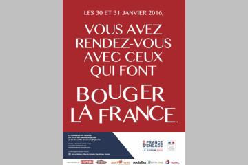 Forum La France s'engage au Carreau du Temple les 30 et 31 janvier 