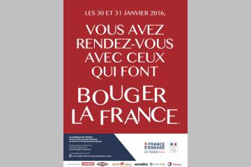 Forum La France s'engage au Carreau du Temple les 30 et 31 janvier
