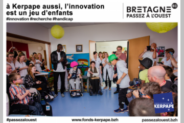 diffusion vidéo  pendant festivals bretons pour soutenir l'innovation à Kerpape 