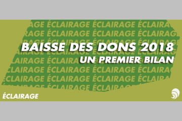 [ÉCLAIRAGE] Baisse des dons en 2018 : quel premier bilan ?
