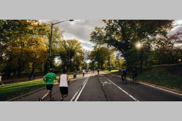 Une course réservée aux déficients visuels lors du triathlon de Chantilly