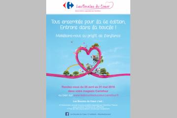Avec "Les Boucles du Cœur " Carrefour soutient Laurette Fugain
