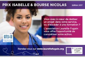 Participez au Prix Isabelle et à la Bourse Nicolas !