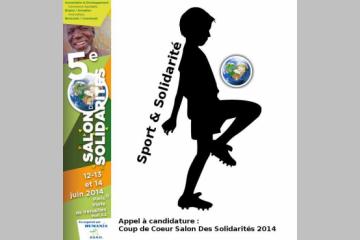Jimmy Adjovi-Boco, parrain du "coup de coeur" du Salon Des Solidarités 2014