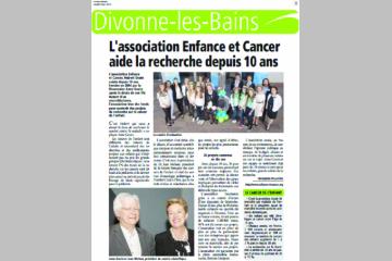 Article du journal Le Pays Gessien du 8 mai 2014