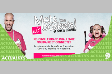 #MetsTesBaskets autour du cou pour soutenir l’association ELA