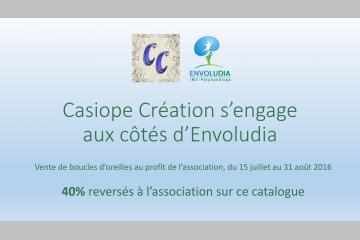 Casiope Création s'engage aux côtés d'Envoludia