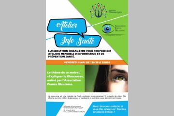 Qu'est-ce que le Glaucome ? Atelier Info Santé animé par l'AFG vendredi 4 mai