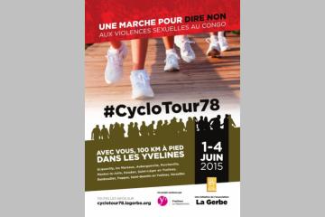 1 - 4 juin 2015: #CycloTour78 Marcher 100km pour dire non à la violence sexuelle