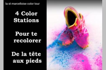 St Marcelloise color tour : une course ludique contre le cancer