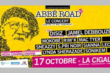 Jamel Debbouze, Disiz et Sneazzy en concert pour la Fondation Abbé Pierre