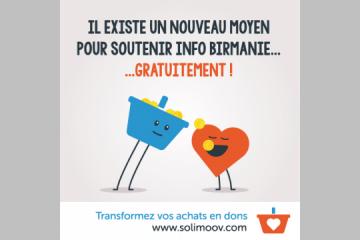 Soutenez Info Birmanie gratuitement et simplement !