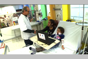 Docteur Souris connecte les enfants hospitalisés grâce au Wi-Fi