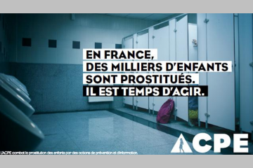 La campagne choc  de l'ACPE contre la prostitution des mineurs 