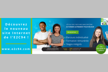 Un nouveau site Internet pour l'Ecole de la 2e Chance du Val-de-Marne