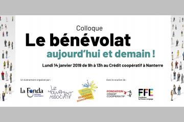 Colloque "Le bénévolat, aujourd'hui et demain !"