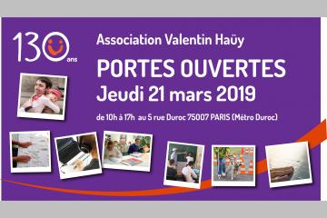 Pour ses 130 ans, l'association Valentin Haüy vous ouvre ses portes !