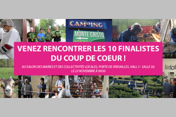 Venez rencontrer les finalistes du Coup de cœur des mairies de France !