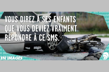 [EN IMAGES] Sécurité routière : une campagne contre le téléphone au volant