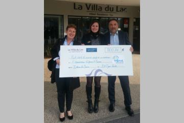 La Villa du Lac de Divonne-les-Bains soutient généreusement Enfance & Cancer