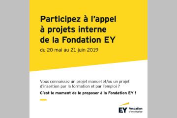 La Fondation EY lance son nouvel appel à projets interne 2019