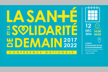 Conférence Nationale FEHAP le 12/12/2016  "La Santé et la Solidarité de demain" 