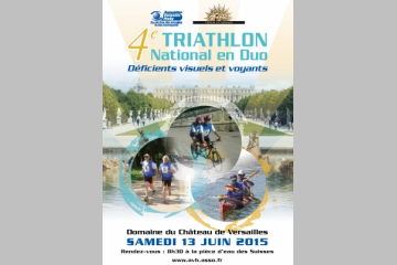 Un triathlon pour les non-voyants dans le Château de Versailles