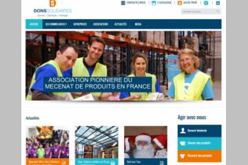 Dons Solidaires lance son nouveau site internet