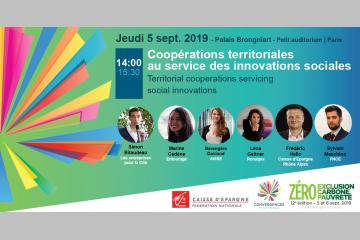 Innovation sociale I Les Caisses d'Epargne présentes au 12e Forum Convergences 