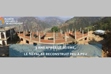 3 ans après le séisme, le Népal se reconstruit peu à peu 