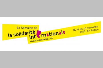 SEMAINE DE LA SOLIDARITE INTERNATIONALE - Journée de lancement 