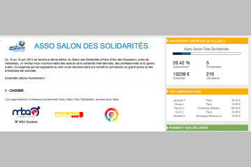 LAURA MENE L'ENQUETE 1ère campagne de crossfunding pour le Salon Des Solidarités