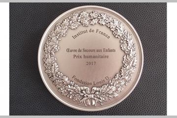 L’OSE a reçu le 7 juin le Grand Prix humanitaire de l’Institut de France