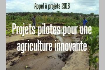 Appel à projets 2016 - Soutien de projets pilotes