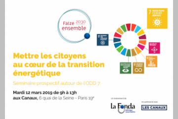 Séminaire « Mettre les citoyens au cœur de la transition énergétique »