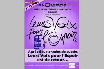 Concert caritatif à l'Olympia 