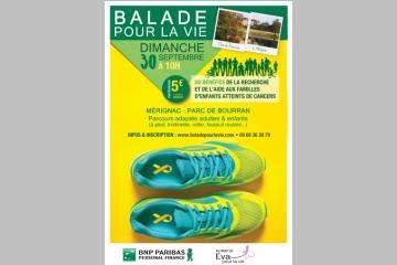 Balade pour la vie, pour lutter contre les cancers pédiatriques (Mérignac)