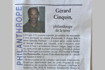 Fondation Batammariba sur le journal "Le Monde"