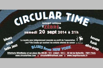 Concert Circular Time au Zebre - 20/09/14