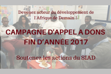 Devenez acteur du développement de l'Afrique de Demain !