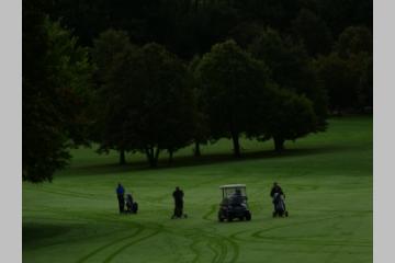 Aujourd'hui, une compétition de golf festive !