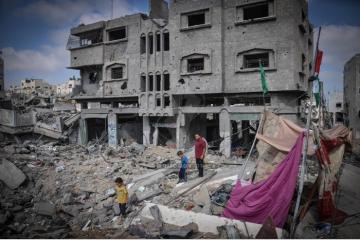 La population de Gaza soulagée