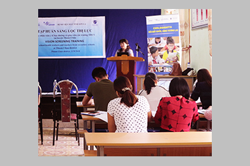 Lancement du projet ChildSight de Mécénat Servier au Vietnam