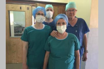 Mission de chirurgie en cours au CHK, Burkina Faso