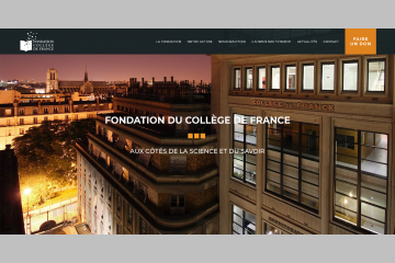 La Fondation Collège de France dévoile son nouveau site et annonce ses ambitions