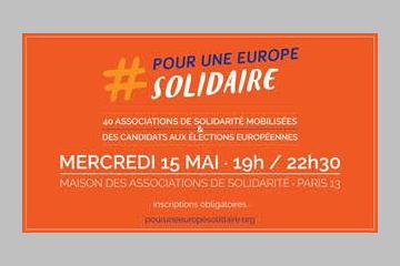 Soirée #PourUneEuropeSolidaire le 15 mai 2019