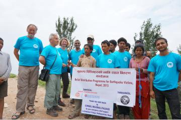 Mission de la Cellule d'Urgence au Népal 