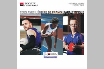 #AuPlusPrès de l’équipe de France paralympique avec Société Générale