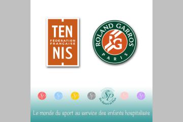 A Roland-Garros avec les enfants des hôpitaux que nous soutenons !